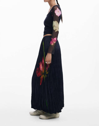 Desigual - SAIA COM TEXTURA ENRUGADA