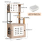 Cat Tree with Litter Box Enclosure and Large Hammock