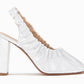 Ulla Johnson - Women's Lucia Leather Ruched High Heeled Shoes