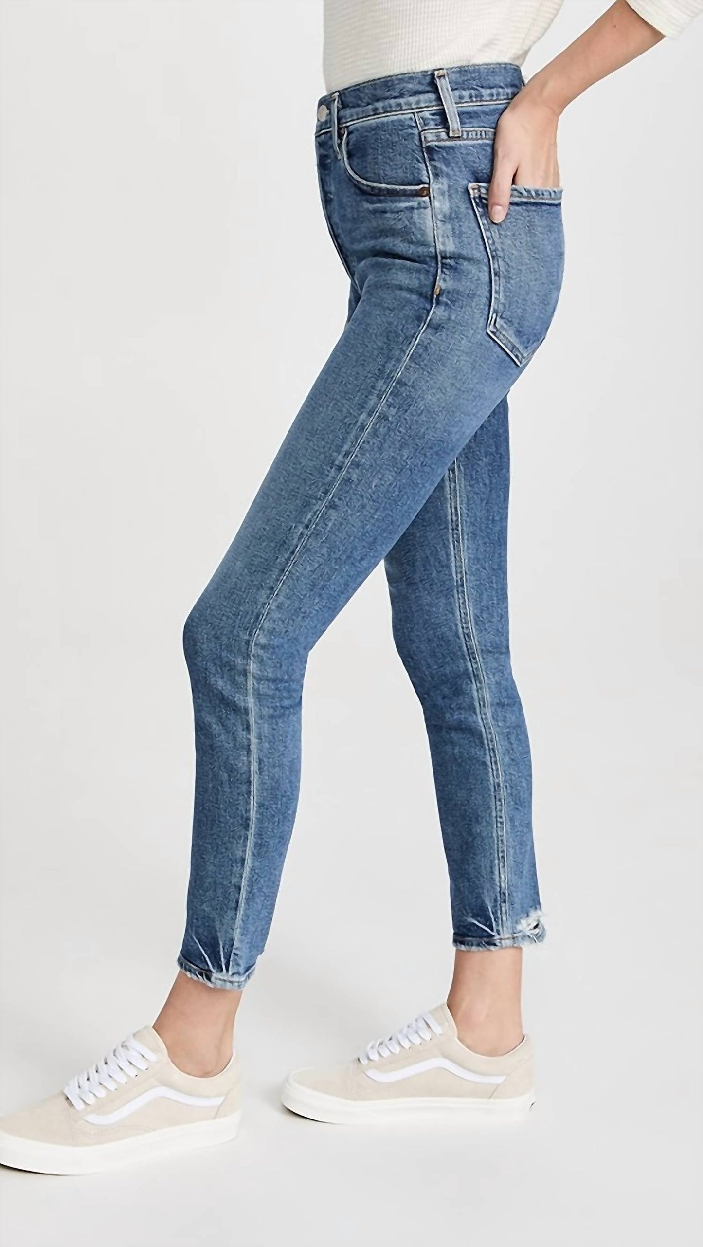 Agolde - Nico Slim-fit High-waisted Jeans