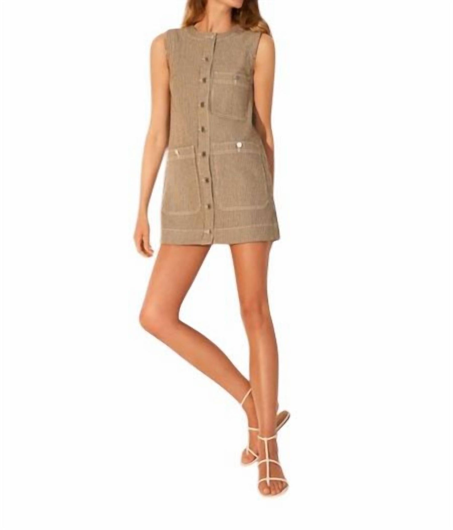 Veronica Beard - Button Front Mini Dress