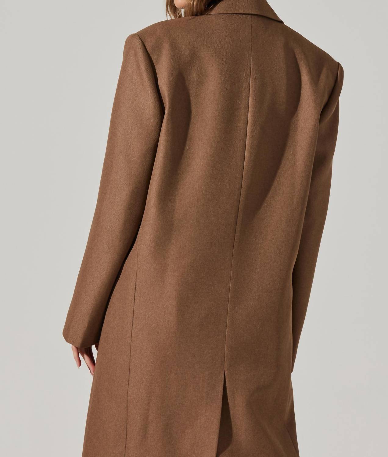 Astr - Brylee Longline Single Breasted Coat