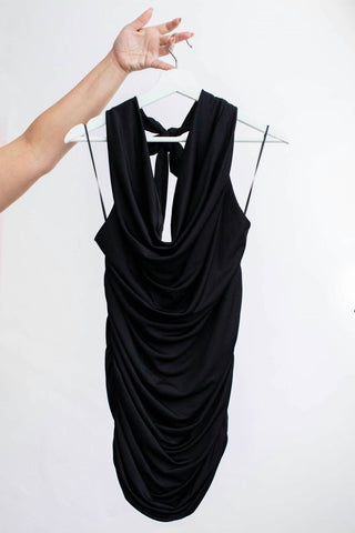 Dress Forum - Plunging Halter Neck Mini Dress
