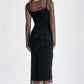 Elan - Slip Dress With Chain Overlay