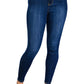 Judy Blue - Back Yoke Skinny Jeans with Phone Pocket