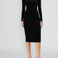 Steve Madden - Hailee Studded Velvet Midi Dress