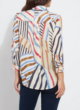 Lysse - Camisa utilitária feminina Yesenia Roll Tab