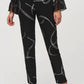 Joseph Ribkoff - ABSTRACT PRINT PANTS