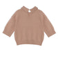 Deux Par Deux - Collared Three-Quarter Knit Top