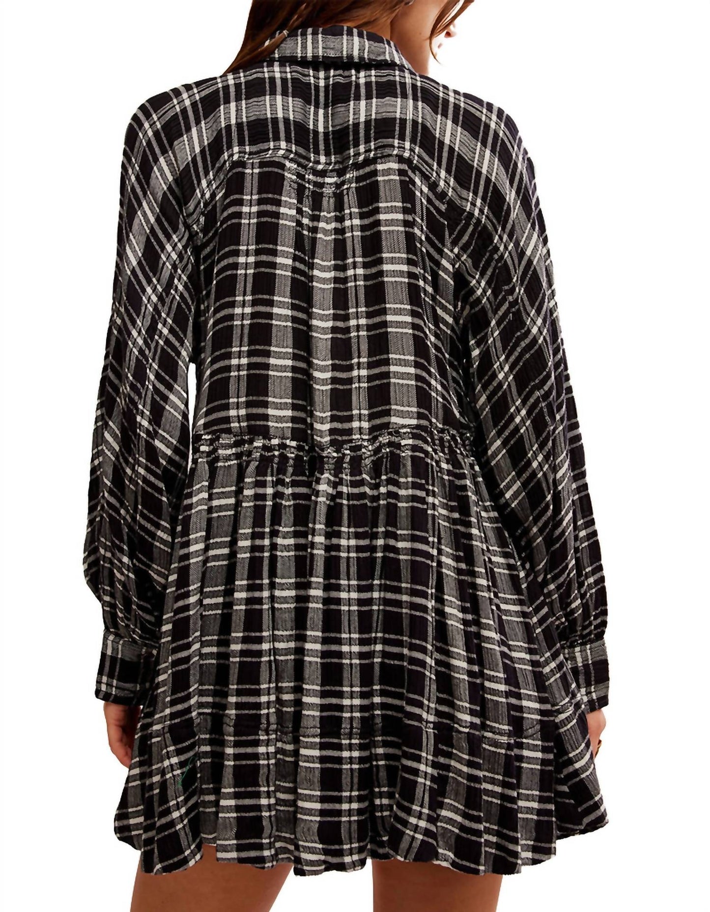 Free People - Plaid Hoffman Mini Dress