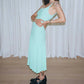 Ali Golden - Fitted Tank Dress With Pleated Skirt
