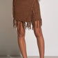 Elan - Crochet Fringe Wrap Skirt