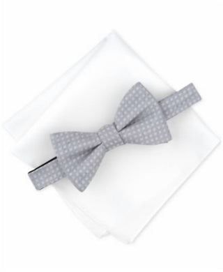 Alfani - Men's Hazel Square-pattern Bow Tie