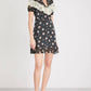 Topshop - Rodeo Frill Western Skater Short Floral Print