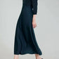 Current Air - Sweater Woven Combo Midi Dress