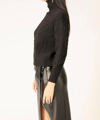 Area Stars - Sophie Cable Center Knit Sweater