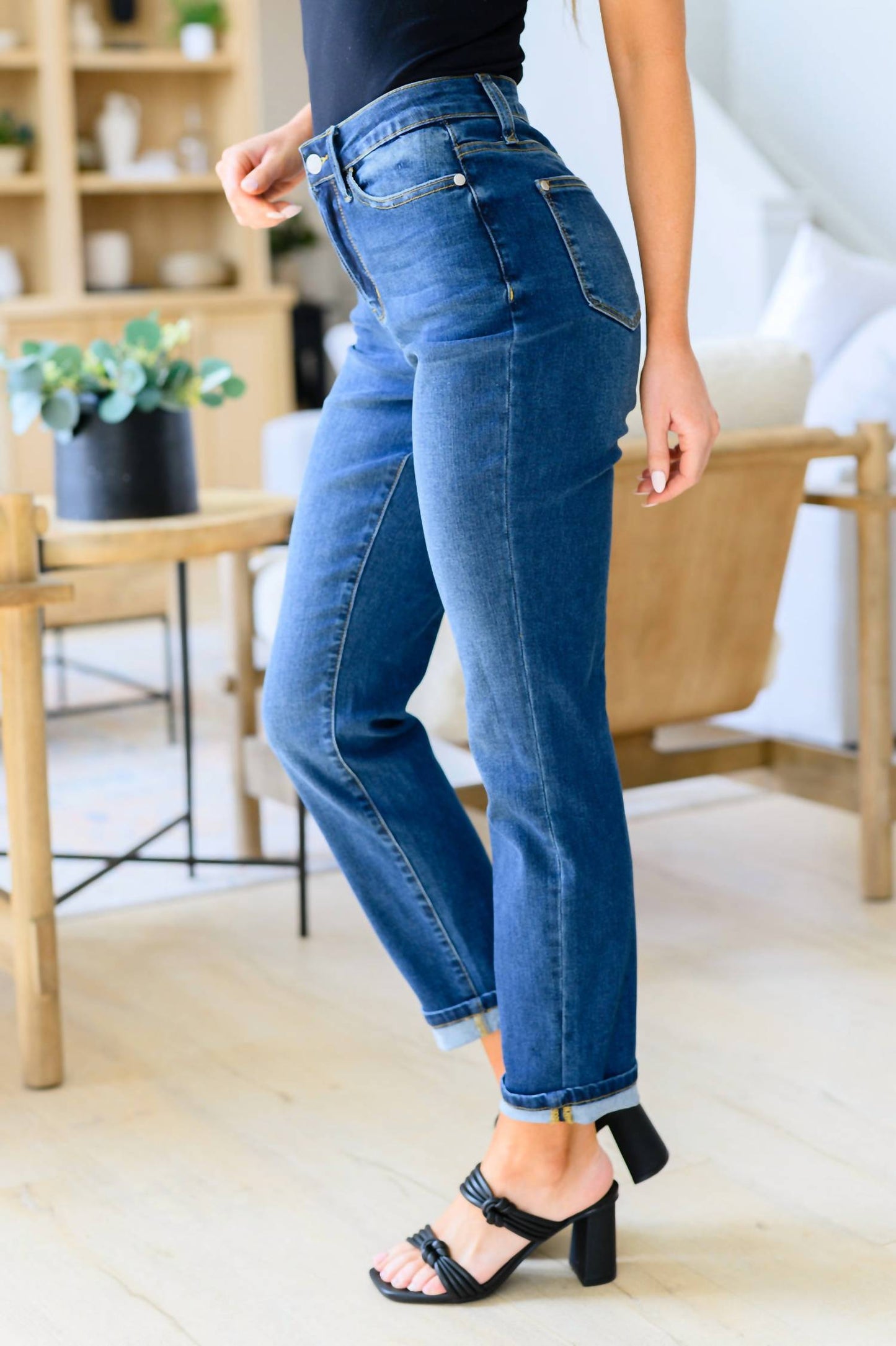 Judy Blue - High Rise Boyfriend Jeans