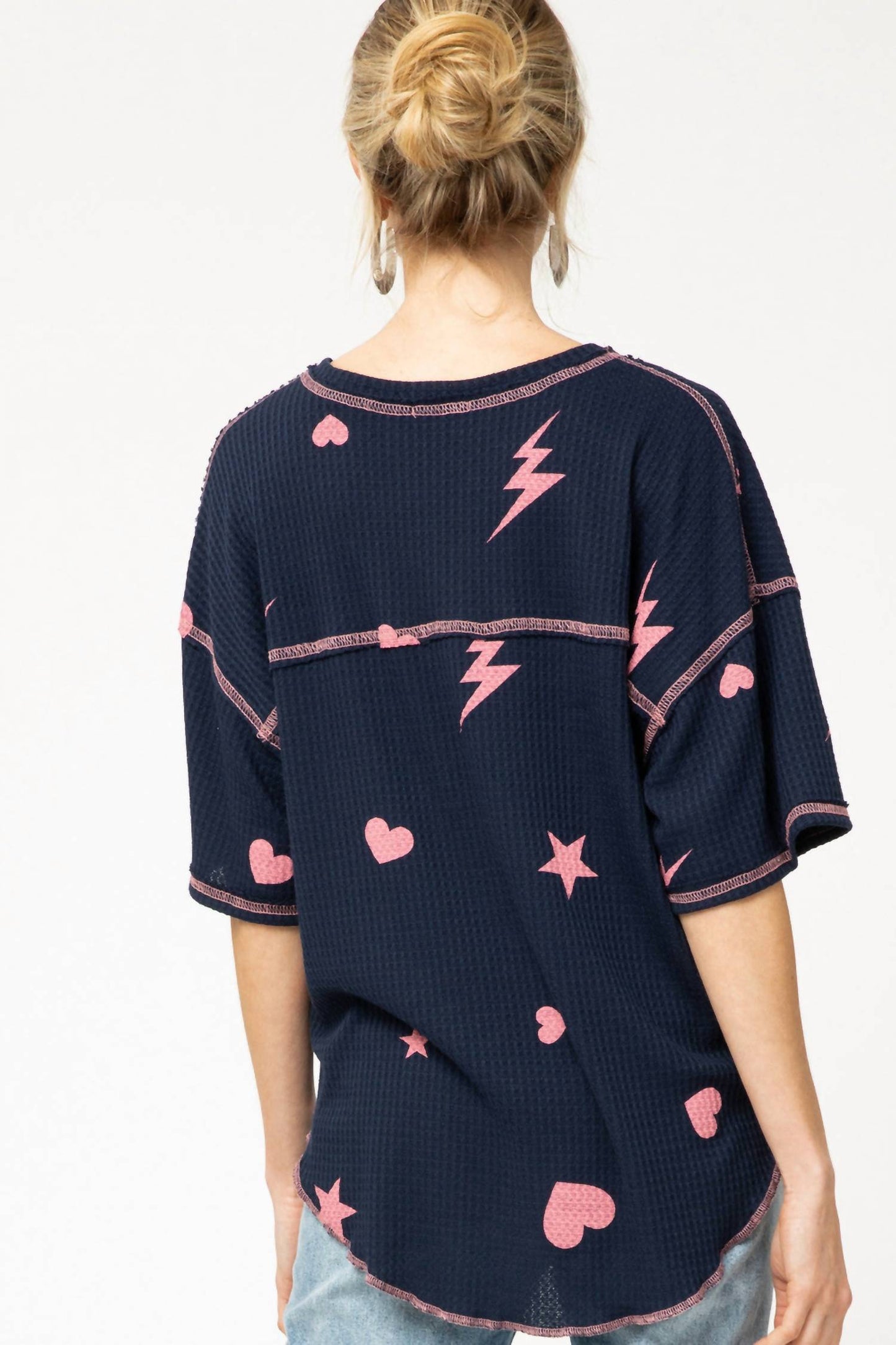 Entro - Waffle Knit Top