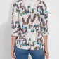 Lysse - Roll Tab Connie Print Shirt
