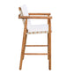 Outdoor Counter Height Bar Stools Set of 2 with Cushions