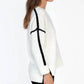 An'Ge - Lejupiter Bicolour V Neck Sweater
