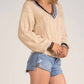 Elan - Varsity Stripe Sweater