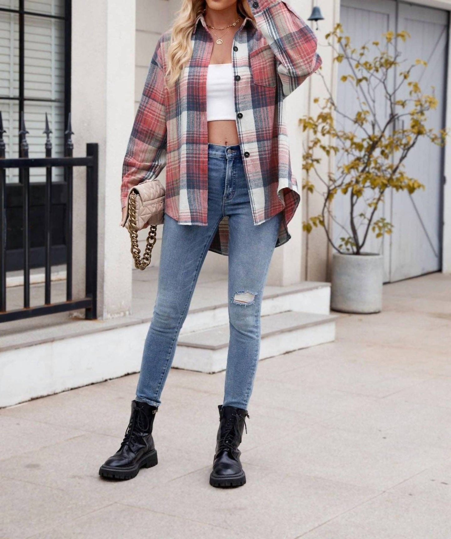 Lovesoft - Plaid Button Up