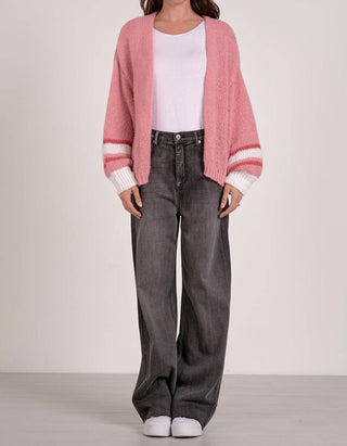 Elan - Cardigan de malha solta para primavera