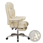 Big and Tall Executive Leather Office Chair with Footrest