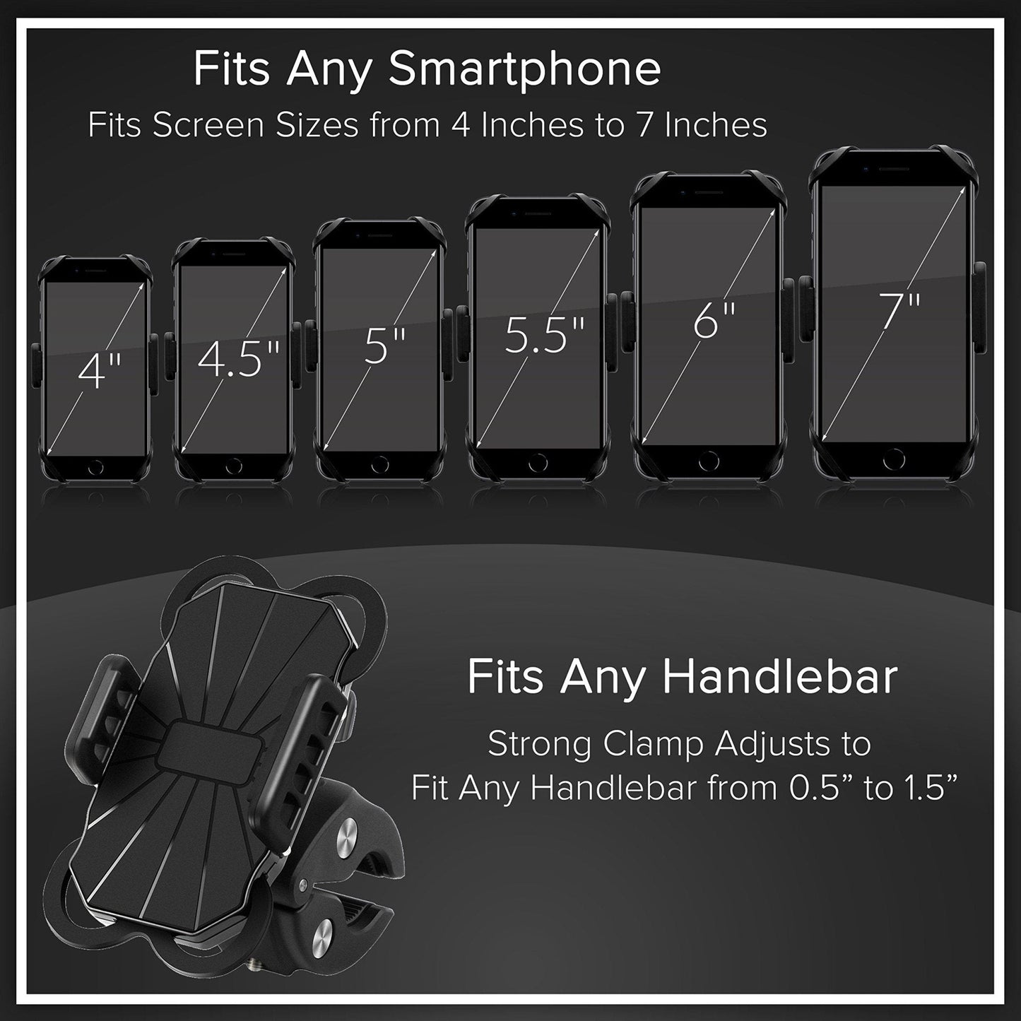 Suporte para telefone em bicicleta 