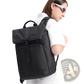 Black Nylon Business Backpack Large Capacity 30l