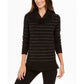 Blazer de veludo plus size feminino INC International Concepts, preto, tamanho 1X