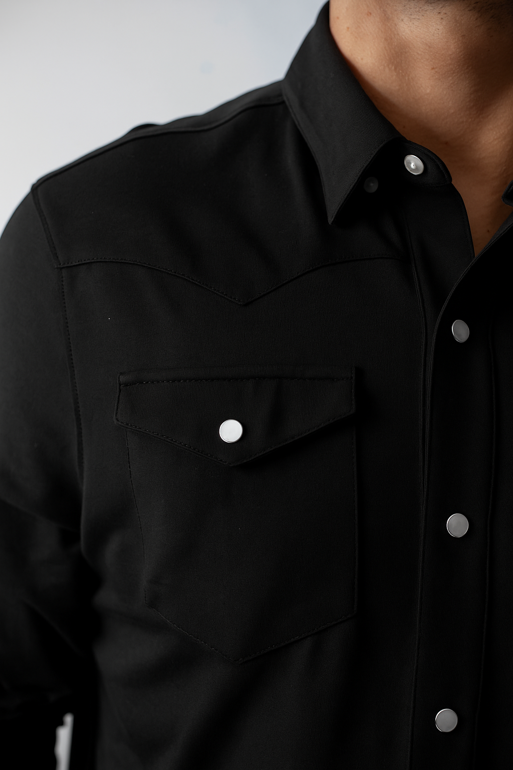 Buki’s Western Tech Shirt - Black
