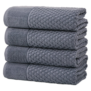 Cotton Diamond Waffle Weave Bath Towel Set - Grayson Collection