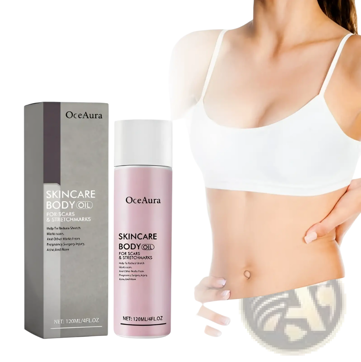 Body Oil for Scars and Stretch Marks 2oz Bottle