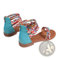 Bohemian Ethnic Braided Ankle Strap Flat Sandals