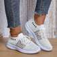 Breathable Mesh Lace-up Running Sneakers