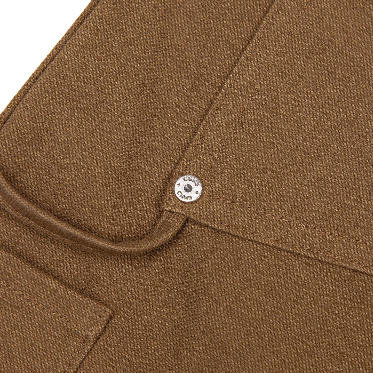 Commons Double Knee Canvas Short Brown