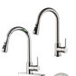 Brushed Copper Pull out Kitchen Faucet Stainless Steel