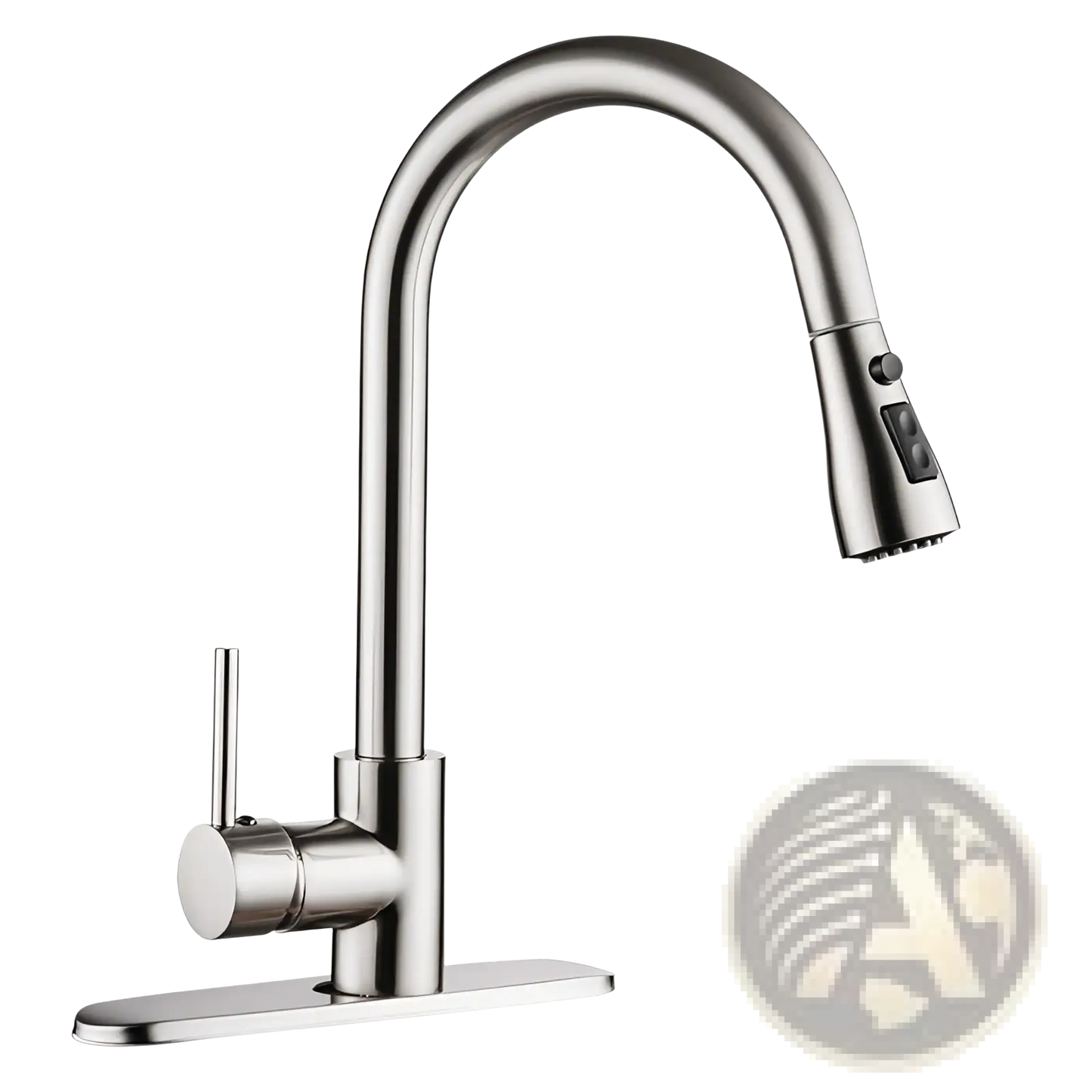 Brushed Copper Pull out Kitchen Faucet Stainless Steel