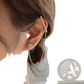 Butterfly and Diamond Alloy Earring and Ear Cuff Set
