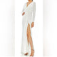 Ieena For Mac Duggal - Long Sleeves Side Split Gown