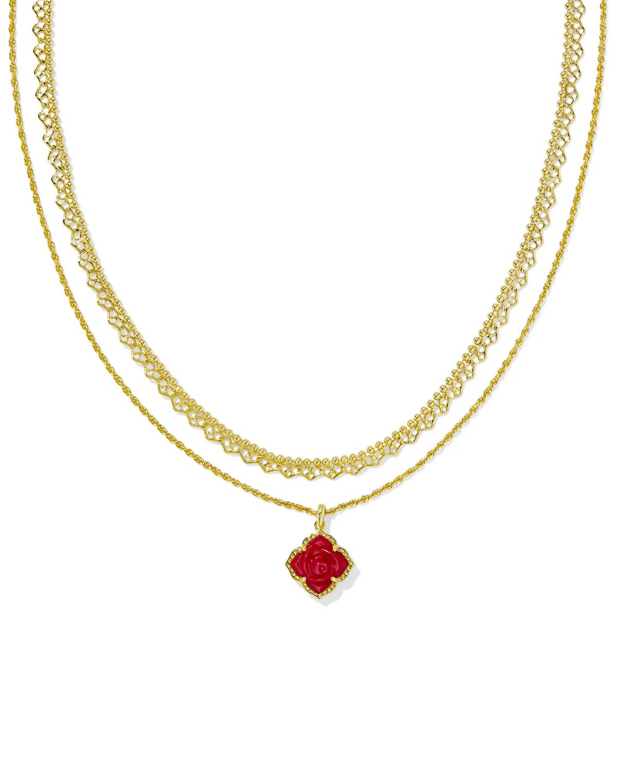 Kendra Scott - Women's Mallory Rose Multi Strand Necklace