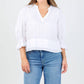 Nation Ltd - Women's Scarlet Pintuck Blouse
