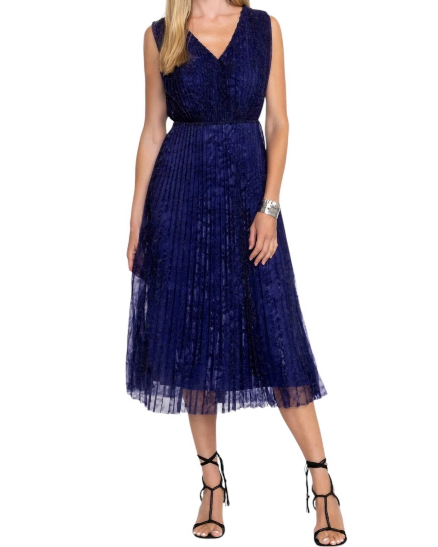 Johnny Was - Clario Pleated Midi Dress
