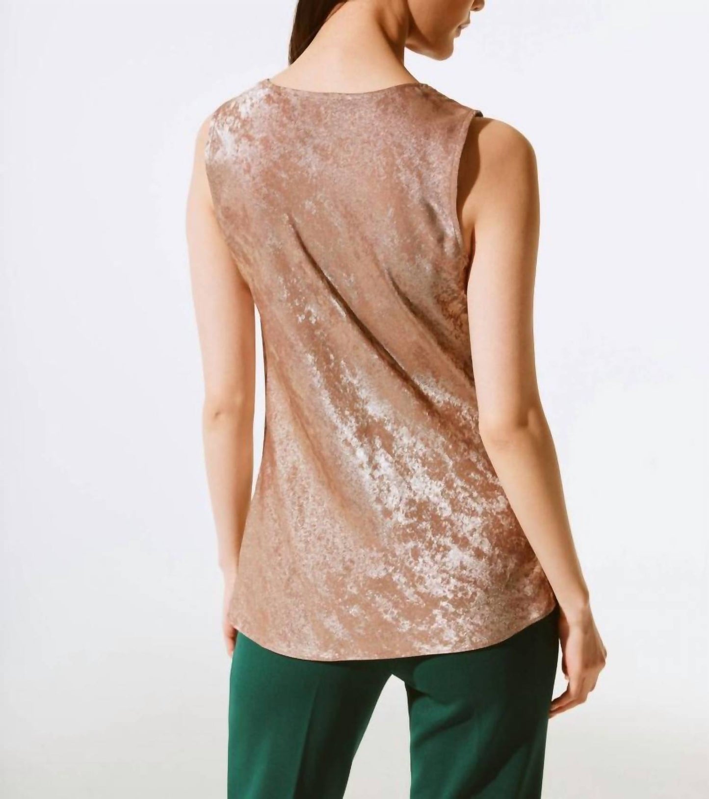 Joseph Ribkoff - Cowl Neck Sleeveless Satin Tank