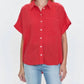 Pistola - Donnie Short Sleeve Button Up Top