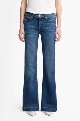 7 For All Mankind - Tailorless Dojo Mid Waist Flared Jeans
