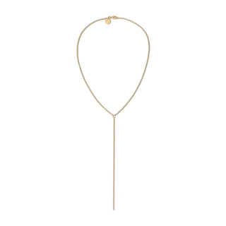 Eklexic - Colar feminino com micro corrente de elos e laço