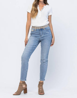 Judy Blue - Calça Jeans Slim Fit de Cintura Alta